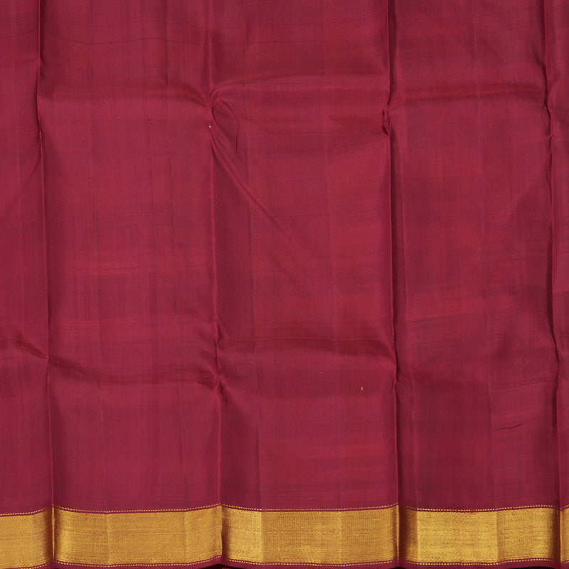 Hayagrivas Handloom Paalum Pazhamum Checks Kanjivaram Silk Saree KBE1808L6-1