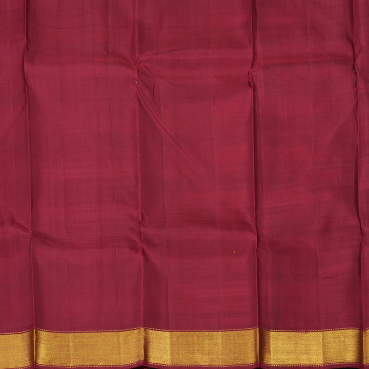 Hayagrivas Handloom Paalum Pazhamum Checks Kanjivaram Silk Saree KBE1808L6-1