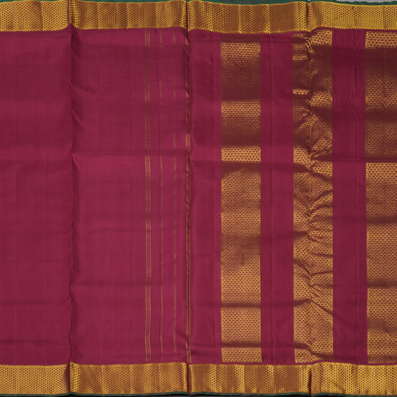 Hayagrivas Handloom Maroon Ten Yards Silk Madisar KBE1813L5-2