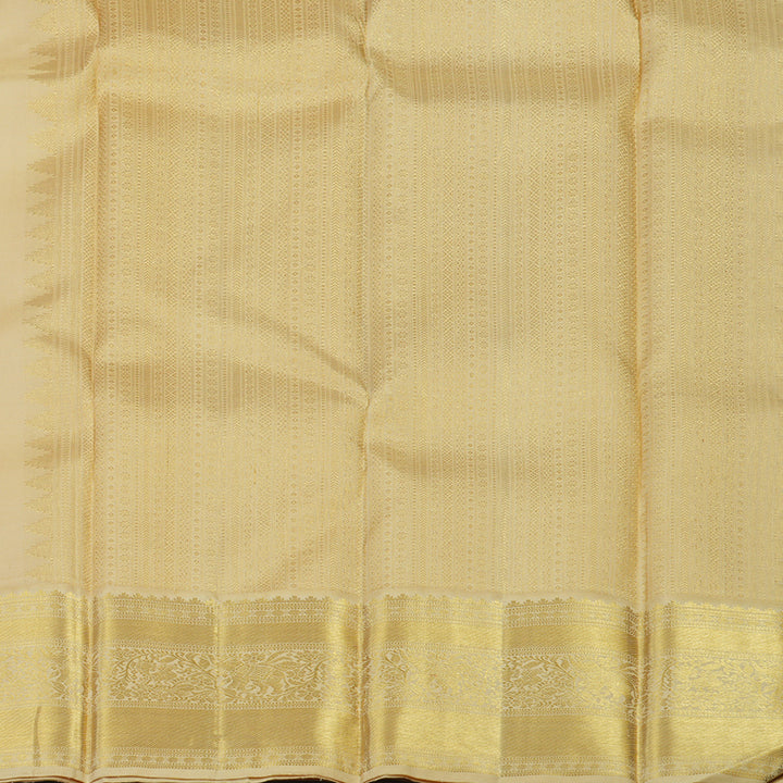 Hayagrivas Handloom Pink Kanjivaram Silk Saree with Sandal Border KBE1813L7-1