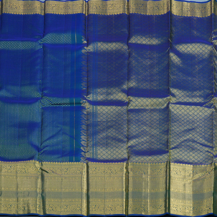 Hayagrivas Handloom Mayilkazhuthu Kanjivaram Silk Saree KBE1814L10-1