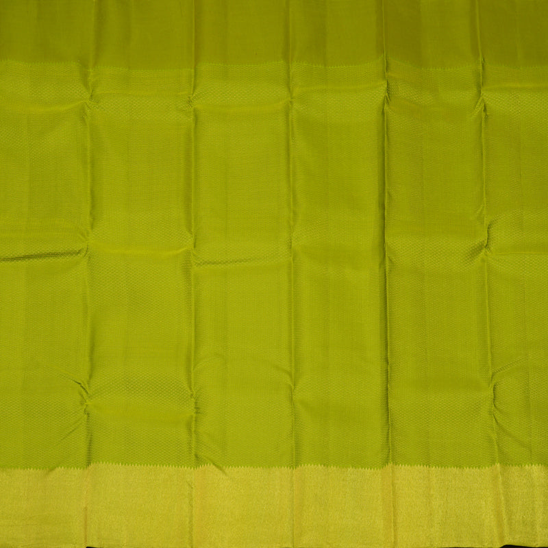 Hayagrivas Handloom Parrot Green Kanjivaram Silk Saree KBE1816L13-1