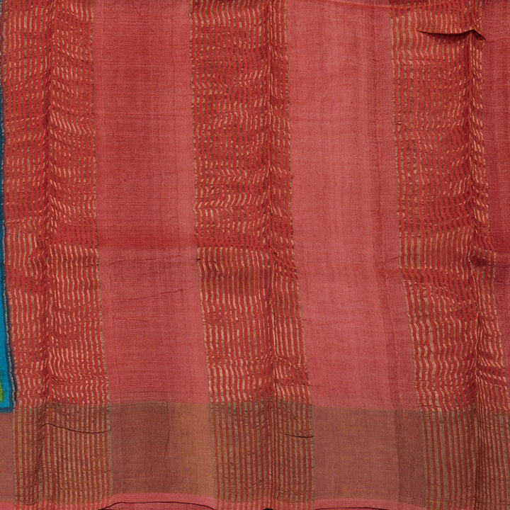 Hayagrivas Light Brown Pure Tussar Silk Saree KBE1820L1-14