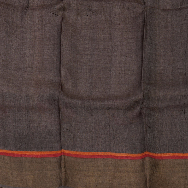 Hayagrivas Half White Pure Tussar Silk Saree KBE1820L1-15