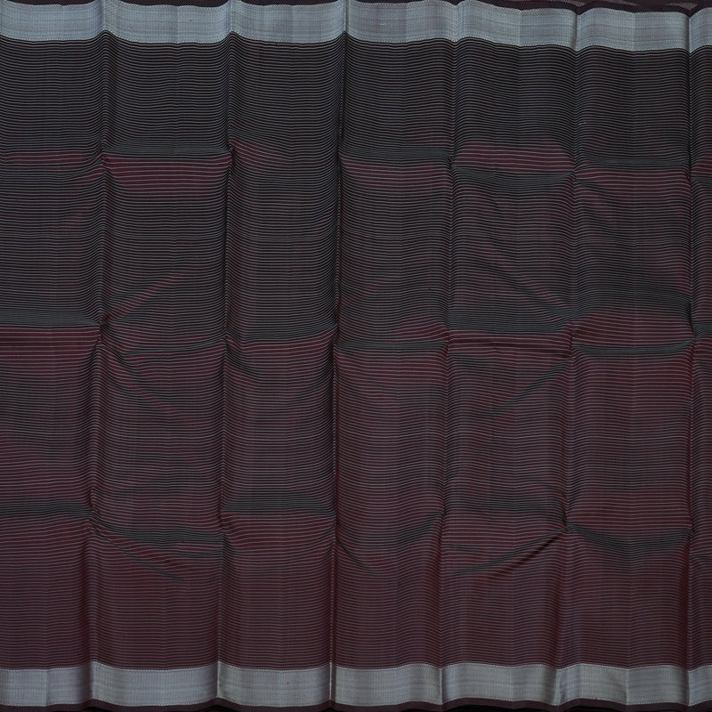 Hayagrivas Handloom Deep Plum Kanjivaram Silk Saree KBE1830L6-1