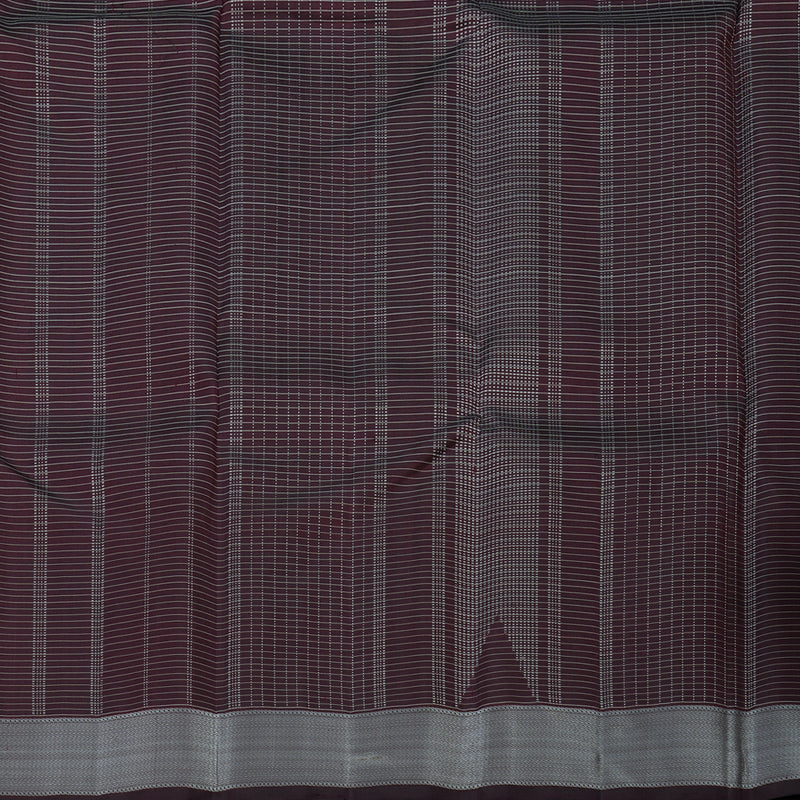 Hayagrivas Handloom Deep Plum Kanjivaram Silk Saree KBE1830L6-1