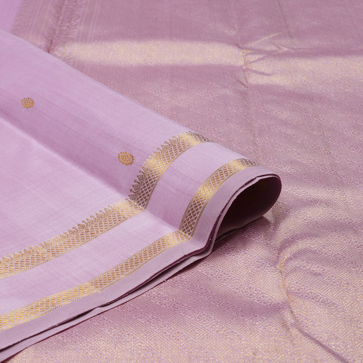 Hayagrivas Handloom Lavendar Kanjivaram Silk Saree KBE1841L4-1