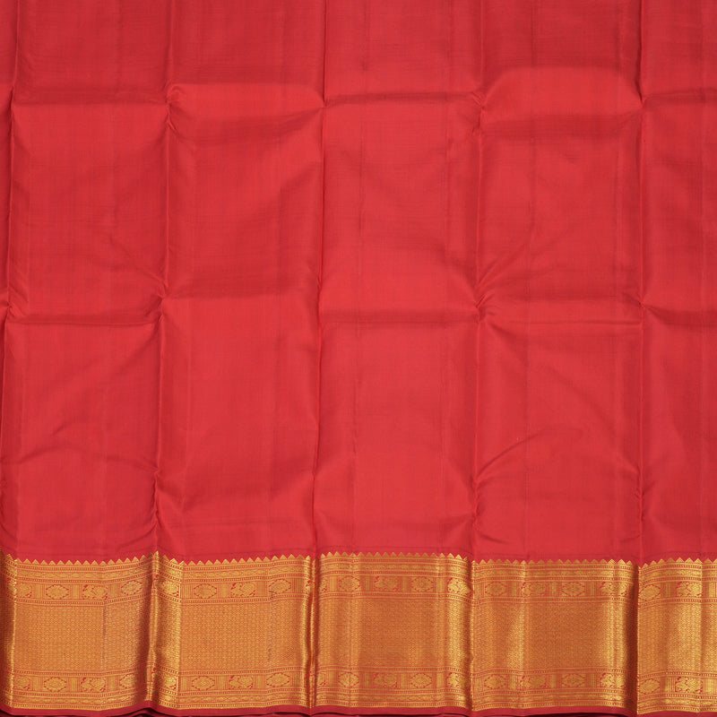 Hayagrivas Baby Pink Kanjivaram Pattu Pavadai with Red border KBE1847L2-1