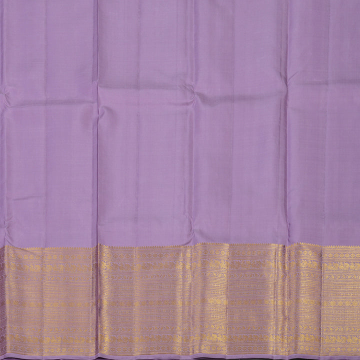 Hayagrivas Lilac Kanjivaram Pattu Pavadai with Lilac border KBE1847L5-1