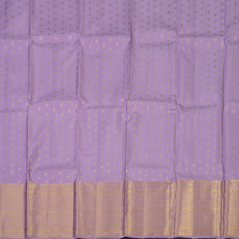 Hayagrivas Lilac Kanjivaram Pattu Pavadai with Lilac border KBE1847L5-1