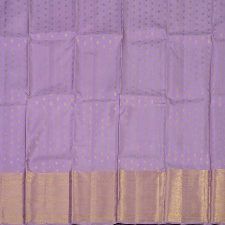 Hayagrivas Lilac Kanjivaram Pattu Pavadai with Lilac border KBE1847L5-1