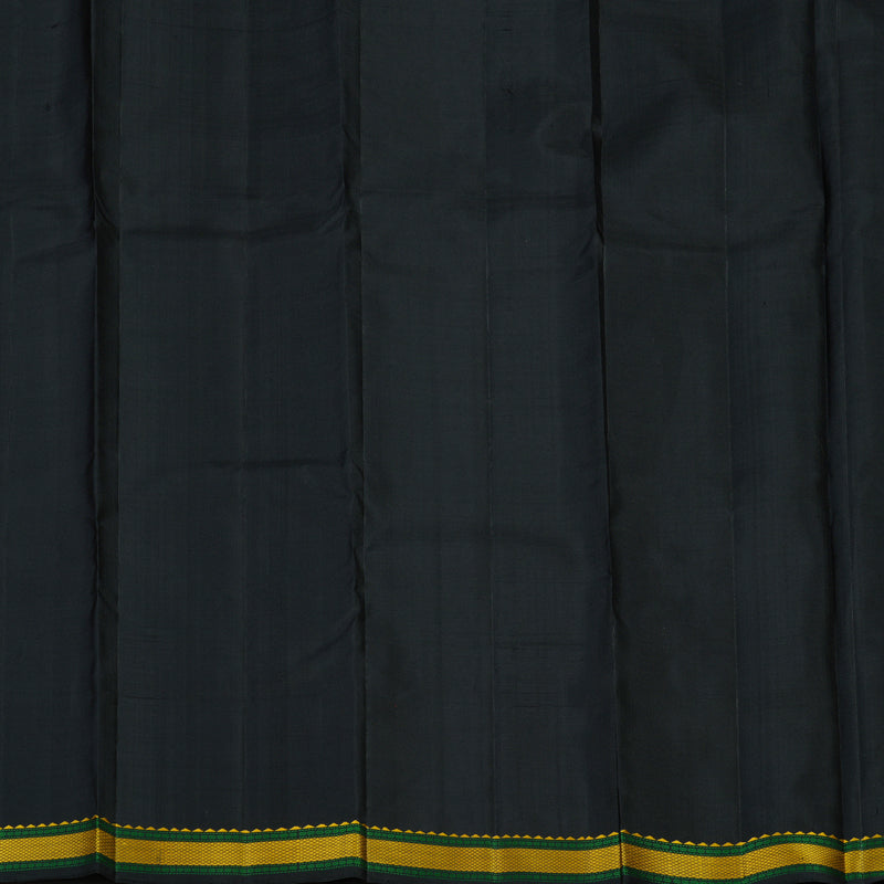 Hayagrivas Handloom Black Kanjivaram Silk Saree KBE1860L5-4