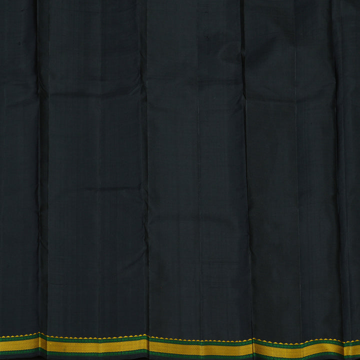 Hayagrivas Handloom Black Kanjivaram Silk Saree KBE1860L5-4