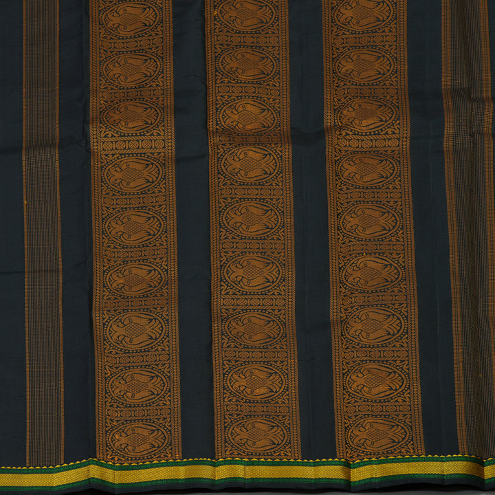Hayagrivas Handloom Black Kanjivaram Silk Saree KBE1860L5-4