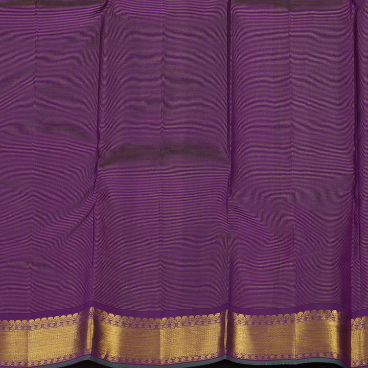 Hayagrivas Handloom Violet Kanjivaram Silk Saree KBE1861L15-1