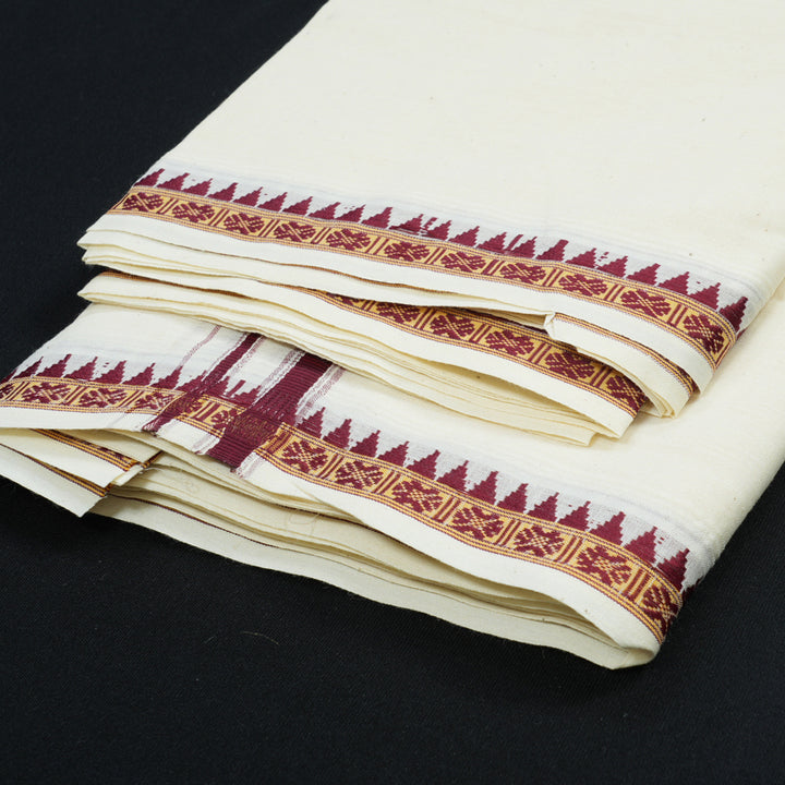 Hayagrivas 9*5 Pure Cotton Dhothi KBE1862L1-1