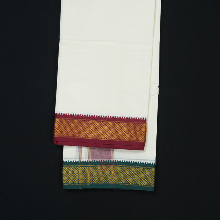 Hayagrivas Handloom 8 Mulam Cotton Dhotis KBE1864L3-1