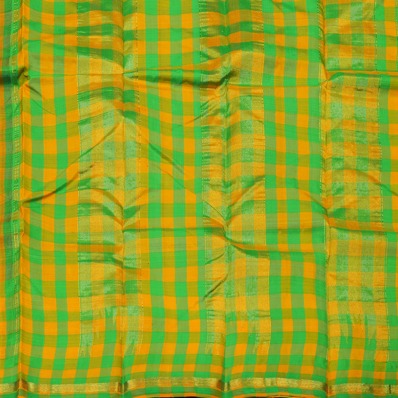 Hayagrivas Royal Blue Pure One-sided border Kanjivaram Silk Saree KBE1871L10-3
