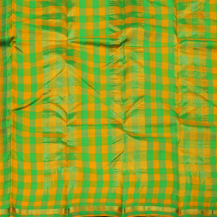 Hayagrivas Royal Blue Pure One-sided border Kanjivaram Silk Saree KBE1871L10-3
