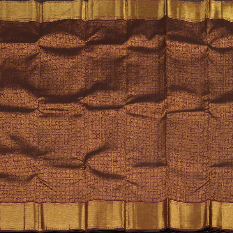 Hayagrivas Handloom Araku Maroon Kanjivaram Silk Saree KBE1872L14-4