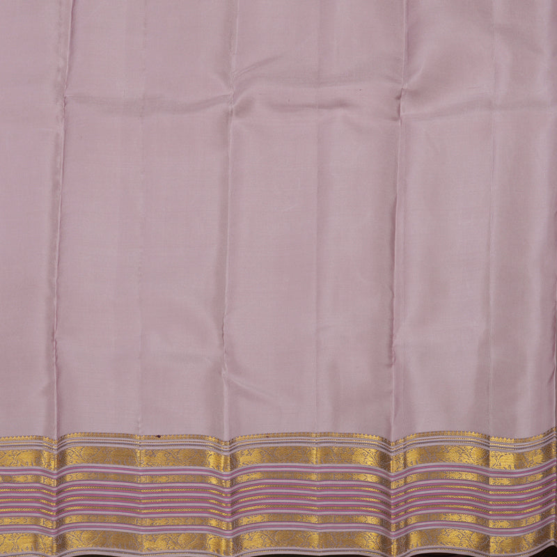 Hayagrivas Handloom Onion Pink Kanjivaram Silk Saree KBE1872L7-8