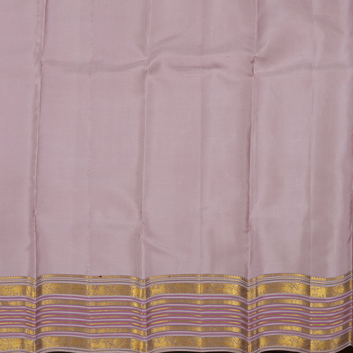 Hayagrivas Handloom Onion Pink Kanjivaram Silk Saree KBE1872L7-8