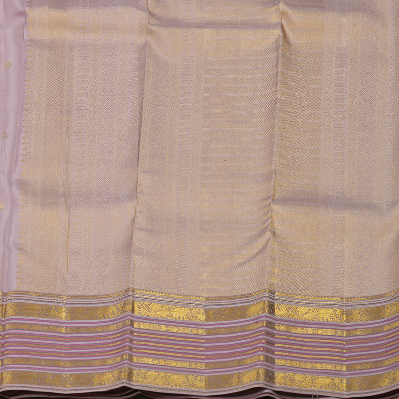 Hayagrivas Handloom Onion Pink Kanjivaram Silk Saree KBE1872L7-8