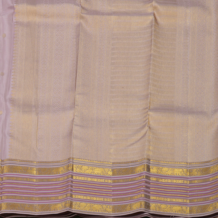 Hayagrivas Handloom Onion Pink Kanjivaram Silk Saree KBE1872L7-8