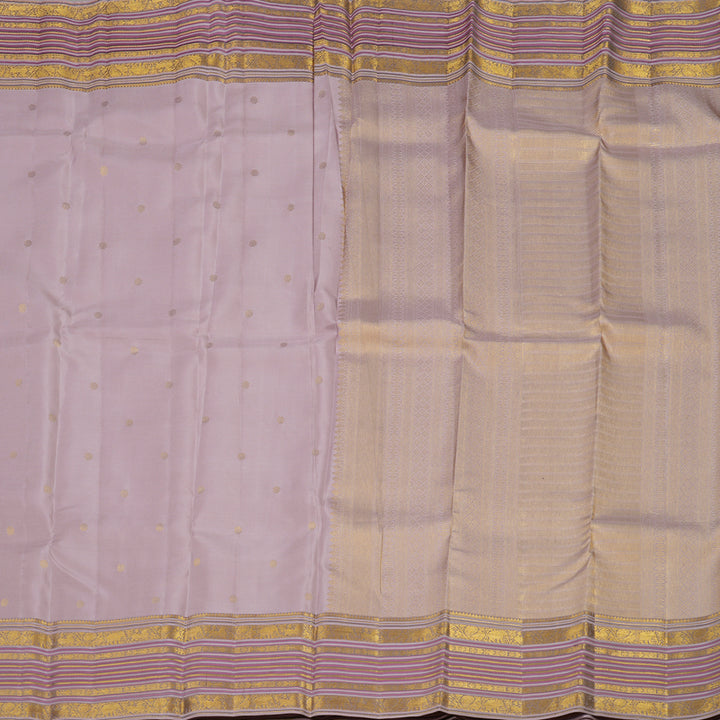 Hayagrivas Handloom Onion Pink Kanjivaram Silk Saree KBE1872L7-8