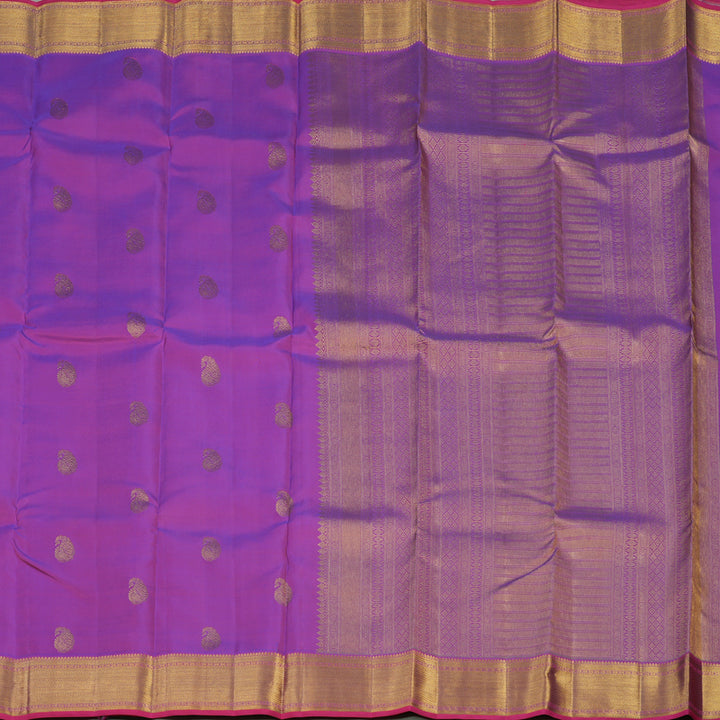 Hayagrivas Handloom Purple Kanjivaram Silk Saree KBE1872L8-6