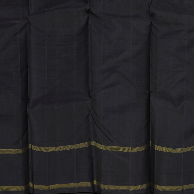 Hayagrivas Handloom Wheat Brown Kanjivaram Silk Saree with Deep Nagapazham border KBE1874L19-1