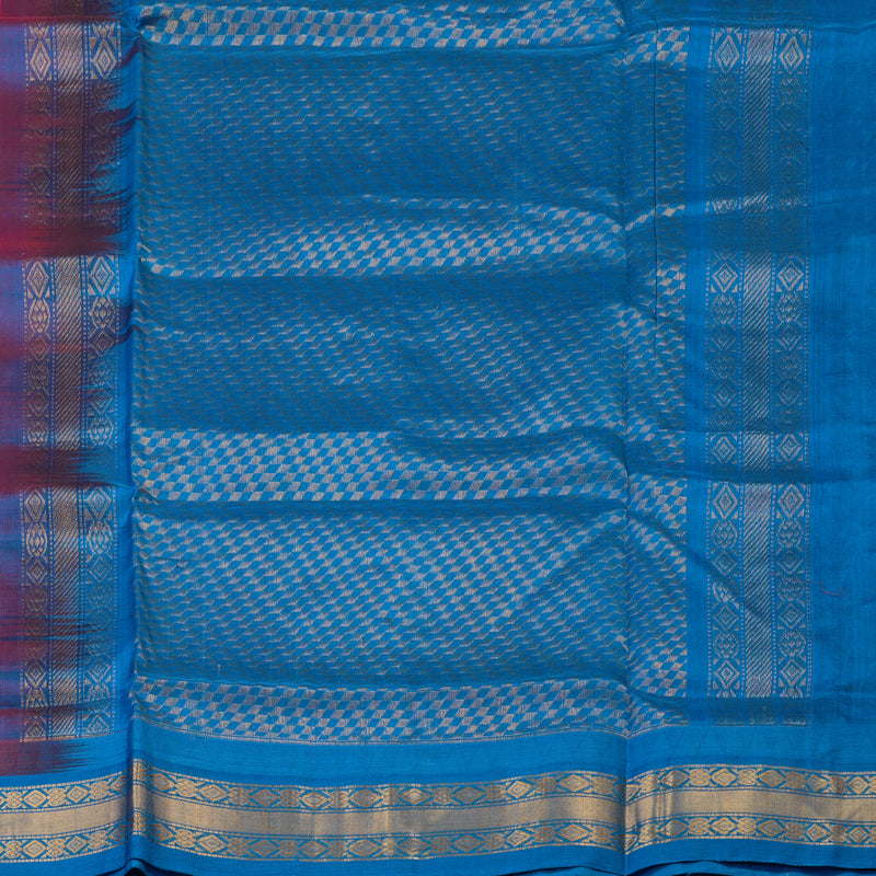 Hayagrivas Pink Pure Silk Cotton Saree KBE1875L10-7