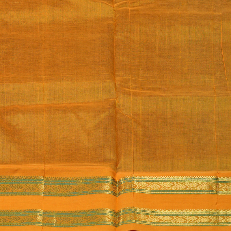 Hayagrivas Bottle Green Pure Silk Cotton Saree KBE1875L15-1