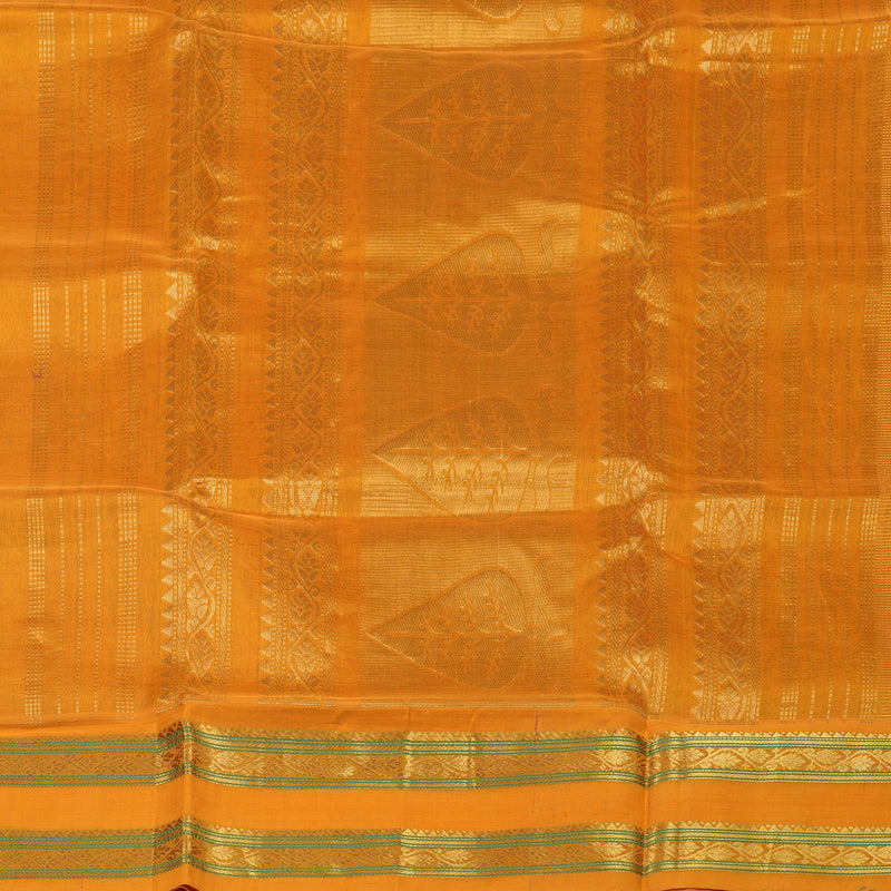 Hayagrivas Bottle Green Pure Silk Cotton Saree KBE1875L15-1