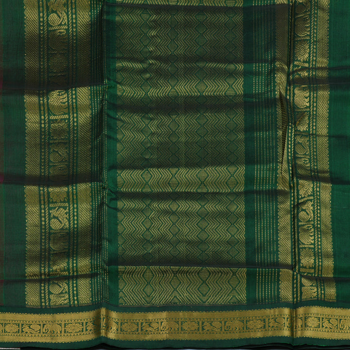 Hayagrivas Magenta Pure Silk Cotton Saree KBE1875L3-8