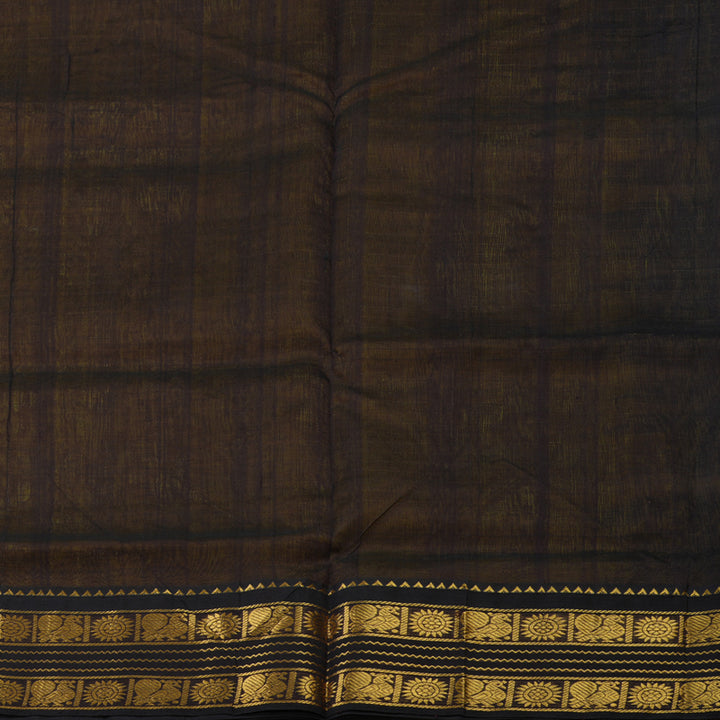 Hayagrivas Yellow Pure Silk Cotton Saree KBE1875L5-4