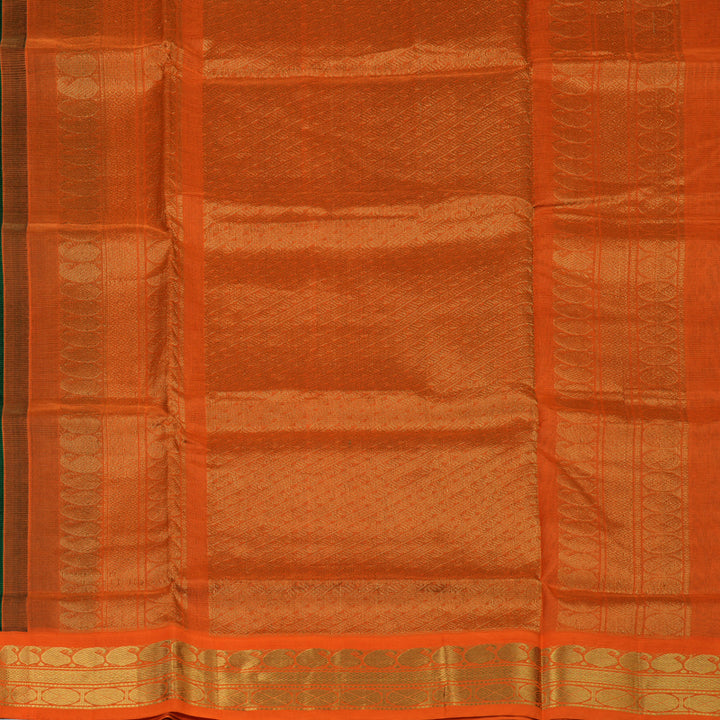 Hayagrivas Bottle Green Pure Silk Cotton Saree KBE1875L6-8