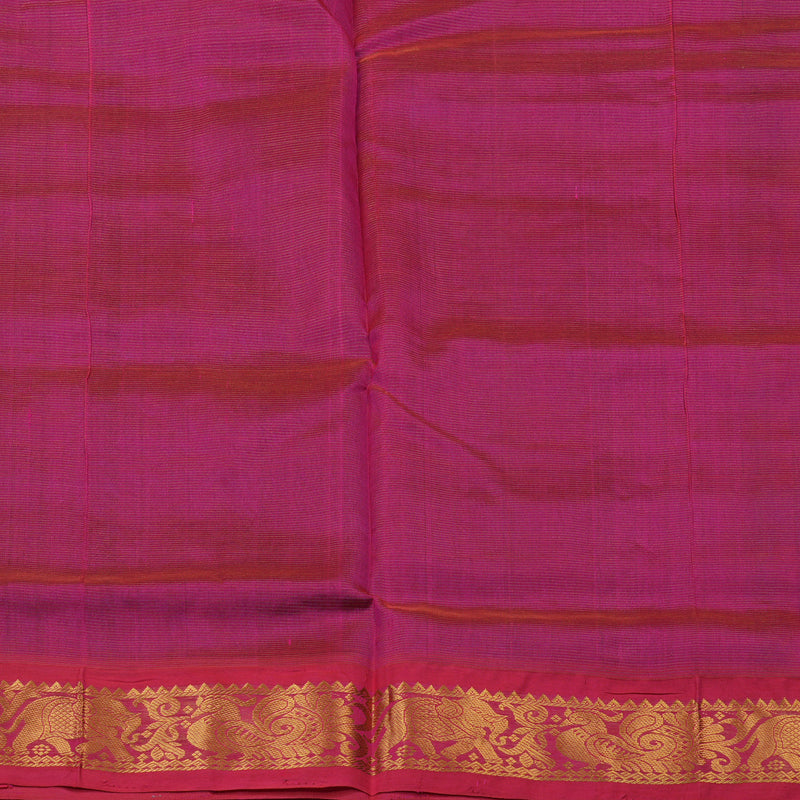 Hayagrivas Purplish-Blue Pure Silk Cotton Saree KBE1875L6-9