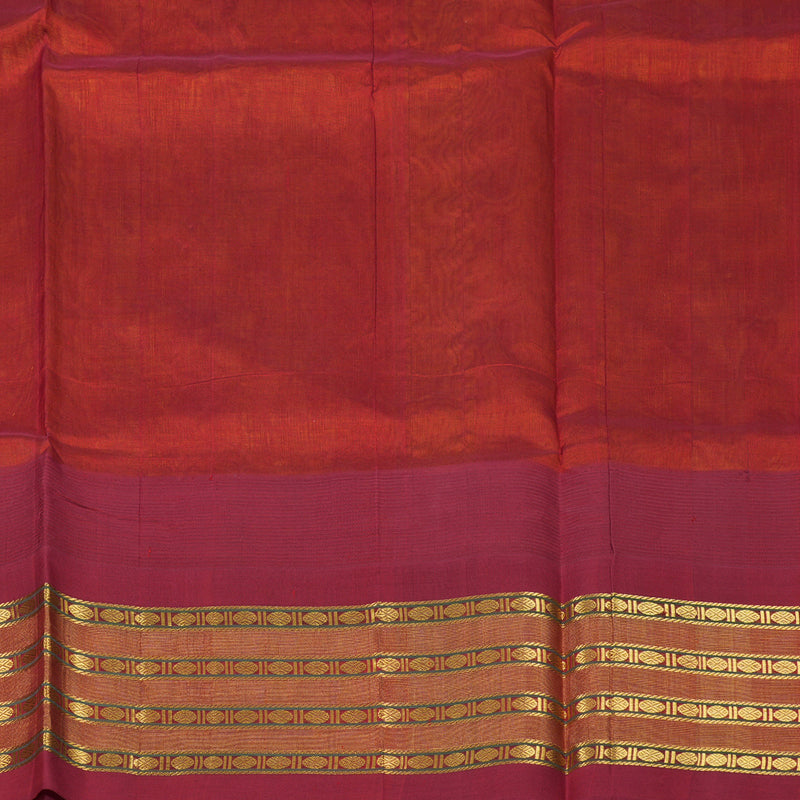 Hayagrivas Turmeric Yellow Pure Silk Cotton Saree KBE1884L1-6