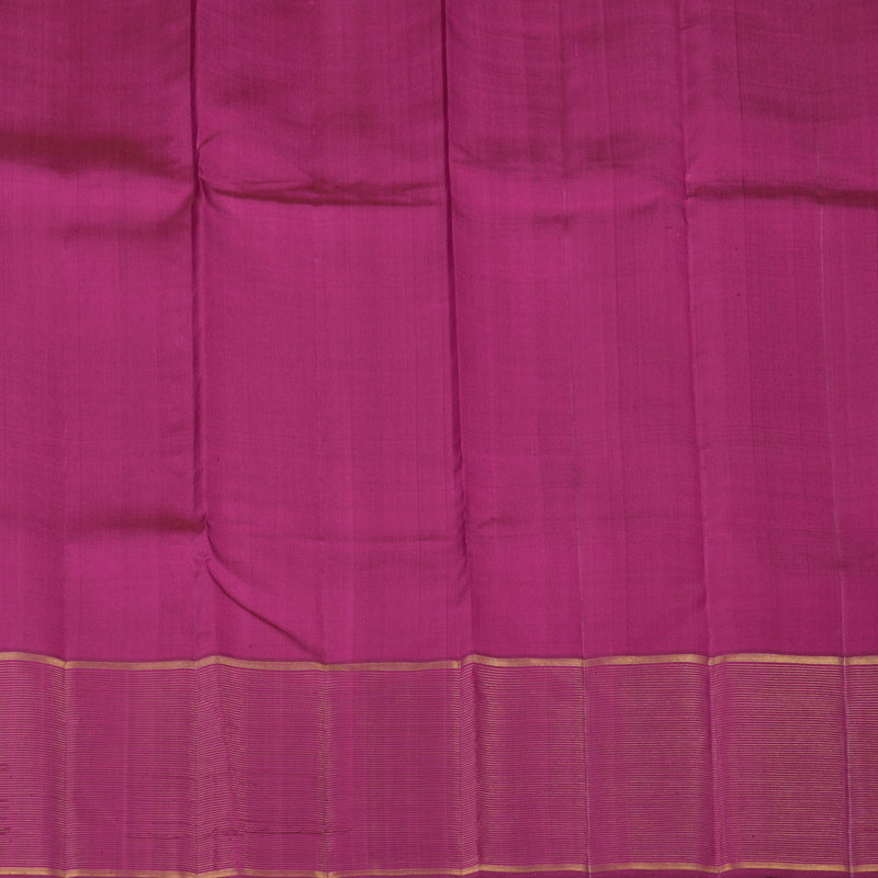 Hayagrivas Handloom Pink Kanjivaram Silk Saree with Purple Border KBE1886L6-2