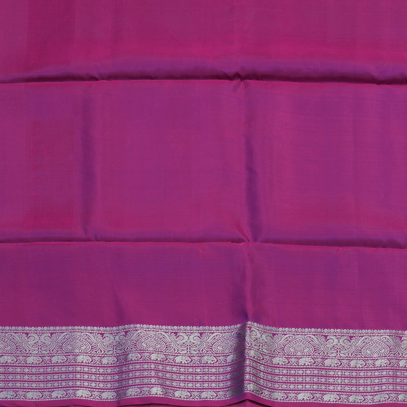 Hayagrivas Ananda Blue Handloom Soft Silk Saree KBE1892L3-37