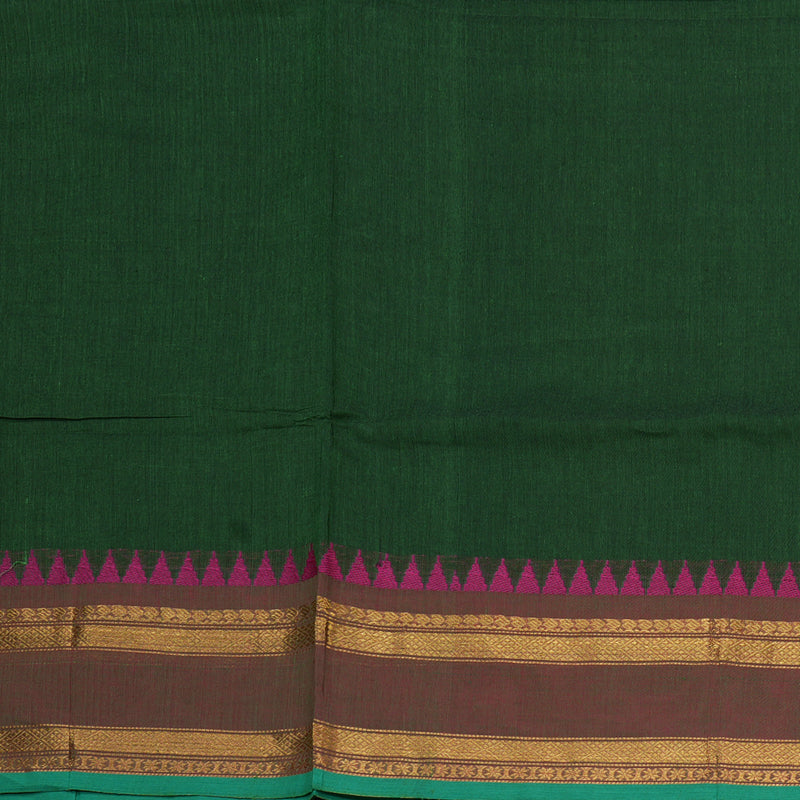 Hayagrivas Mehandi Green Handloom Chettinad Cotton Saree KBE1893L1-31
