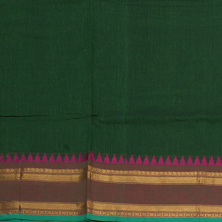 Hayagrivas Mehandi Green Handloom Chettinad Cotton Saree KBE1893L1-31