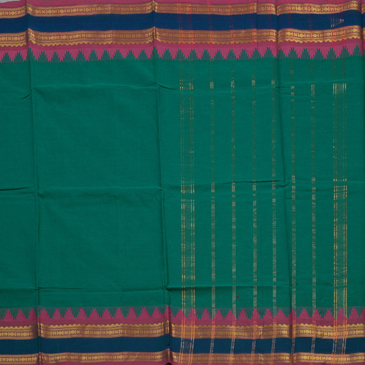 Hayagrivas Green Handloom Chettinad Cotton Saree KBE1893L1-51