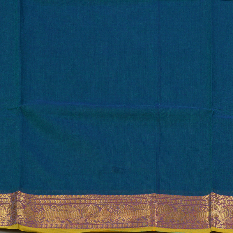 Hayagrivas Blue Handloom Chettinad Cotton Saree KBE1893L1-69