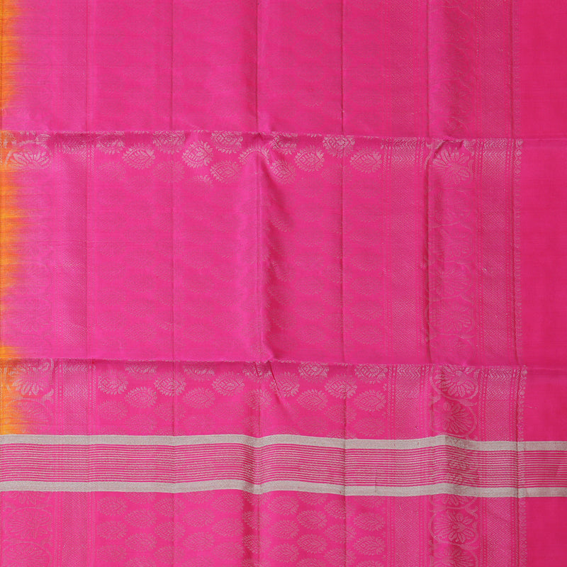 Hayagrivas Golden Orange Pure Soft Silk Saree KBE1895L1-9
