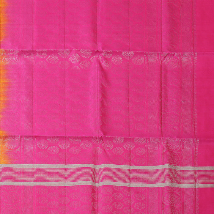 Hayagrivas Golden Orange Pure Soft Silk Saree KBE1895L1-9