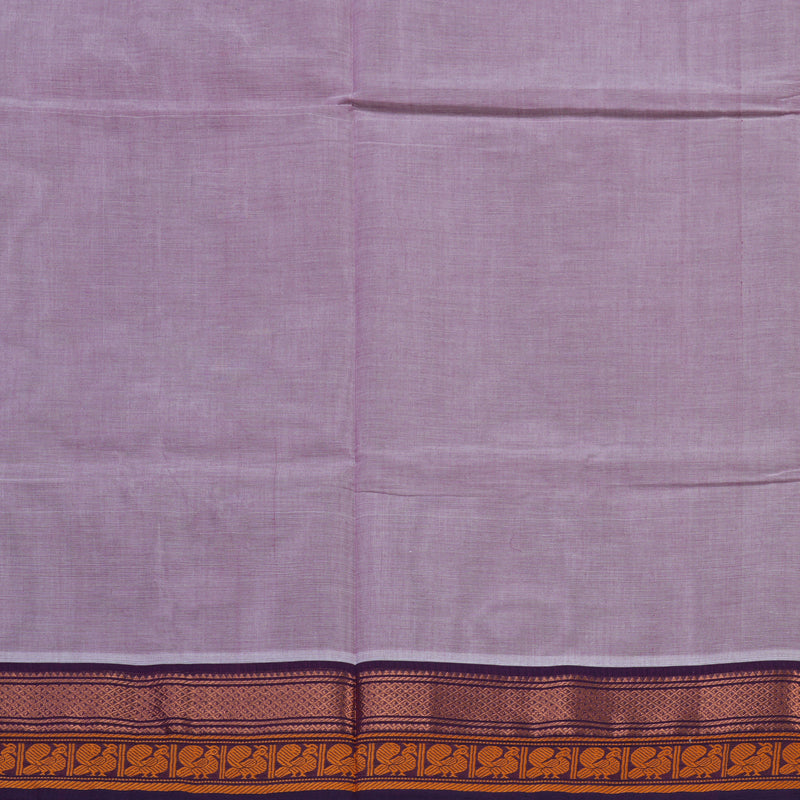 Hayagrivas Lilac Pure Chettinad Cotton Saree KBE1896L1-13