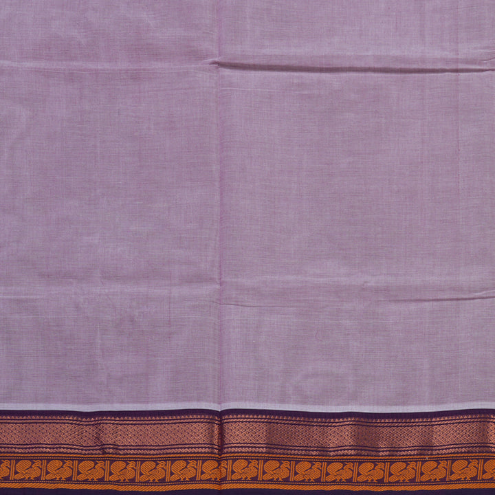 Hayagrivas Lilac Pure Chettinad Cotton Saree KBE1896L1-13