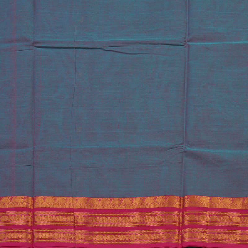 Hayagrivas Dual Tone (Sky Blue & Purple) Pure Chettinad Cotton Saree KBE1896L1-51